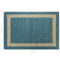 vidaXL - Vloerkleed - handgemaakt - 80x160 - cm - jute - blauw