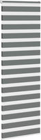 vidaXL - Zebra - rolgordijn - 75x200 - cm - stofbreedte - 70,9 - cm - donkergrijs