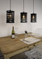 EGLO Cremella - Hanglamp - E27 - 94 cm - Zwart