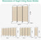 Angel Living Kamerscherm - 3 Panelen - 168 x 182 cm - Inklapbaar - Beige (3 stuks)