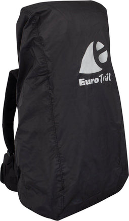 Eurotrail Combi hoes - Regenhoes/flightbag - Geschikt voor backpacks 55-80 liter - Zwart