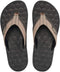 Reef The Ripper - Heren Slippers - Teenslipper - Zwart/Bruin - Maat 42