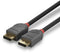 Lindy 36484 - DisplayPort-kabel - 4K 4096x2160@60Hz - Grijs Zwart