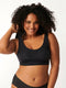 sloggi ZERO Feel - Beha top - Uitneembare cups - Zwart - Maat S