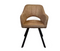 Meubel31 Tenno - Draaibare Stoel - 360 Graden Draaifunctie Taupe (2 stuks)