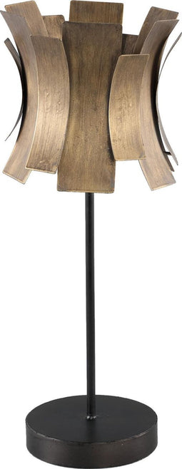 PTMD Raddix Tafellamp LED - H54,5 x Ø20,5 cm - Metaal - Goud