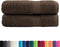 vidaXL - Handdoeken - SOLUND - 2 - st - 600 - g/m² - 50x100 - cm - bruin