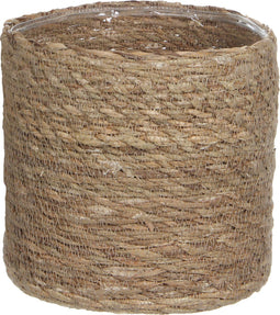 Mica Decorations Atlantic Mand voor Planten - H18 x Ø18 cm - Zeegras - Lichtbruin