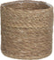 Mica Decorations Atlantic Mand voor Planten - H18 x Ø18 cm - Zeegras - Lichtbruin