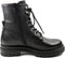 PS Poelman Mink - Veterboots - Tumbled leer - Zwart - Maat 42