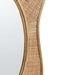 DORNES - Wandspiegel - Naturel - Rotan