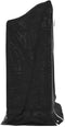 vidaXL - Haardhoutrek - met - regenhoes - 100,5x40,5x110,5 - cm - staal