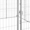 vidaXL - Hondenkennel - 24,2 - m² - gegalvaniseerd - staal