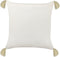 SANTOLINA - Sierkussen set van 2 - Beige - 45 x 45 cm - Fluweel