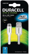 Duracell 1m USB - microUSB Kabel - Sync en opladen - Wit