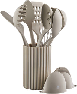 bjorn GUNNAR - Keukengerei set - 11 stuks - Beige