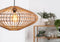 Lucide MAGALI - Hanglamp - Ø 56 cm - Hoogte verstelbaar - Naturel