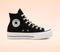 Converse Chuck Taylor All Star Lift Hi Hoge sneakers - Dames - Zwart - Maat 36,5