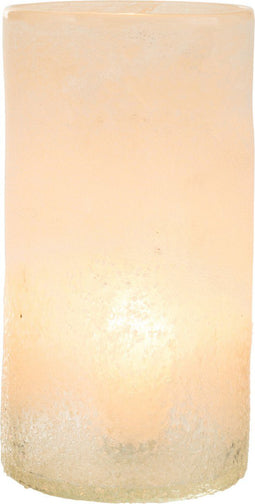 J-Line vaas Cilinder - glas - beige - medium