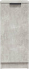 vidaXL - Dressoir - 30x30x70 - cm - bewerkt - hout - betongrijs