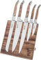 Laguiole Style de Vie - Koksmessenset - 5-delig - Zwart ebbenhout