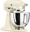 KitchenAid Artisan 5KSM125 - Keukenrobot - 300W - 4,8L RVS kom - Amandelwit