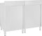 vidaXL - Werktafelkast - commercieel - 120x60x96 - cm - roestvrij - staal