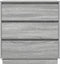 vidaXL - Nachtkastje - met - LED - in - Grijs - Sonoma - - - 71x34,5x75 - cm - - - Geengineerd - Hout