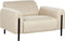 Fauteuil ASKIM Stof Beige