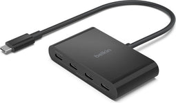 Belkin AVC018BTBK - USB Hub - 4x USB 3.2 Gen2 type-C - Zwart