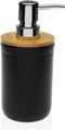 Zeepdispenser Versa Elisa Zwart Polypropyleen (7,5 x 17,5 x 7,5 cm)