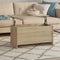 vidaXL - Salontafel - 102x55,5x52,5 - cm - bewerkt - hout - sonoma - eikenkleurig
