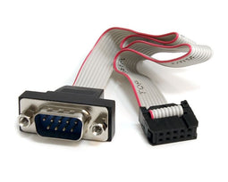 Startech.com DB-9/IDC - Seriële kabel M/F - 41 cm - Grijs