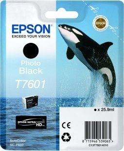 Epson T7601 - Inktcartridge - 25,9ml - Licht Zwart Zwart