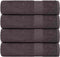 vidaXL - Handdoeken - 4 - st - 50x100 - cm - 360 - g/m² - 100% - katoen - antracietkleurig