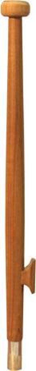 EUDE Nautic Marine - Vlaggenstok 60 cm - Teakhout met RVS huls