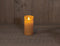 Anna's Collection Led kaars/stompkaars - oker geel - H15 x D7,5 cm - wax - bewegende vlam