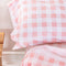 Happy Friday Sheet set 2 pieces Vichy pink 180x270 cm (Single) Pink