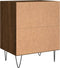 vidaXL - Nachtkastjes - 2 - st - 40x30x50 - cm - bewerkt - hout - bruin - eikenkleur
