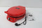 Princess 115007 - Pizzaoven - Regelbare thermostaat tot 220°C - Rood - Ø 30cm - ook als tafelgrill te gebruiken