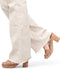 POSH by Poelman SUVI - Dames Sandalen met Blokhak - Imitatiesuède - Cognac - Maat 37