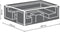 Perel Buitenhoes - Beschermhoes tuinset - Waterdicht UV-bestendig - Grijs 280 cm x 230 cm x 80 cm