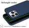iMoshion Hoesje Geschikt voor iPhone 15 Pro Max Hoesje Siliconen - iMoshion Color Backcover - Donkerblauw
