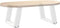vidaXL - Salontafelpoten - 2 - st - U-vormig - 40x(30-31) - cm - staal - wit