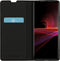 iMoshion Hoesje Geschikt voor Sony Xperia 1 III Hoesje Met Pasjeshouder - iMoshion Slim Folio Bookcase - Donkerblauw