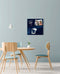 Sigel glasmagneetbord - Artverum - 48x48cm - Galaxy blauw - SI-GL273