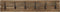 HSM Collection Kapstok Railwood - blank - teak