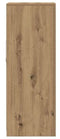 vidaXL - Sideboard - met - LED-verlichting - Artisan - Eiken - 41x37x100 - cm