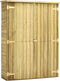 vidaXL - Tuinschuur - 163x50x171 - cm - geïmpregneerd - grenenhout