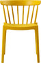 WOOOD Bliss - Eetkamerstoel - Stapelbaar - Oker geel - 75x52x53 cm